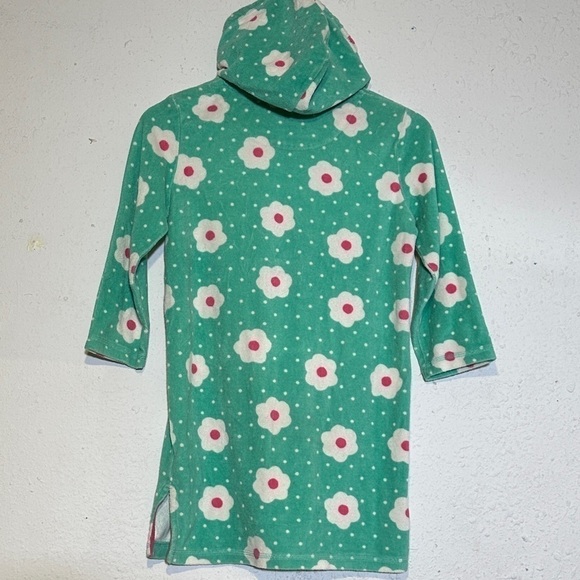 Mini Boden Floral Print Hooded Swim Cover Up Size 7-8Y Kids - Picture 8 of 13